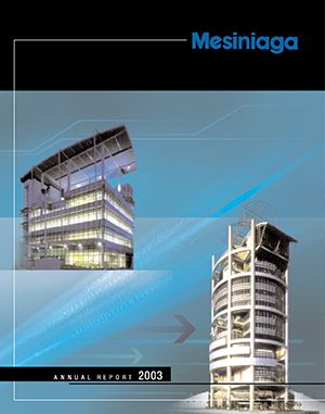 Annual Report 2003 cover