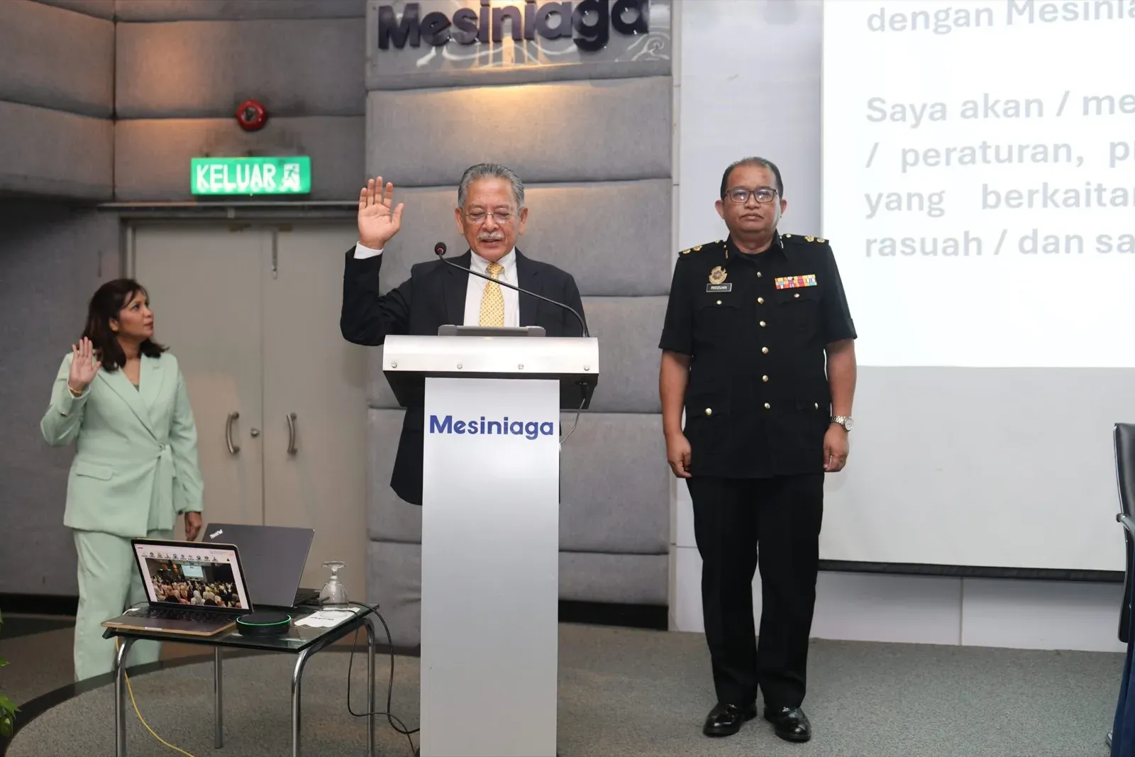 Mesiniaga Corruption-Free Pledge ceremony with the Malaysian Anti-Corruption Commission