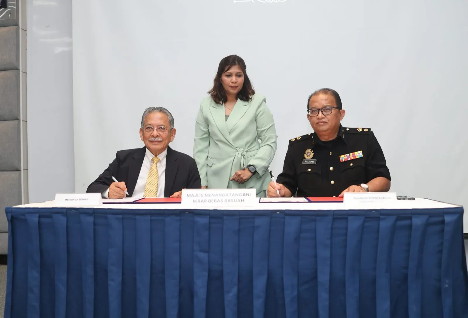 Mesiniaga Corruption-Free Pledge ceremony with the Malaysian Anti-Corruption Commission